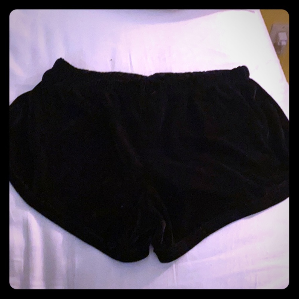 Brandy Melville Velvet Booty Shorts